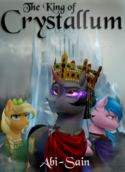 Size: 1166x1603 | Tagged: dead source, safe, artist:8bitamy, artist:abi-sain, derpibooru import, firefly, king sombra, pony, unicorn, g1, ancestors, byzantine empire, cover, cover art, fanfic art, fimfiction, g1 to g4, generation leap