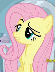 Size: 727x949 | Tagged: safe, screencap, fluttershy, pegasus, pony, tanks for the memories, female, mare, solo