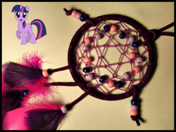 Size: 1024x768 | Tagged: safe, artist:inuhalfdemon, derpibooru import, twilight sparkle, craft, dreamcatcher