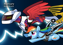 Size: 1280x924 | Tagged: safe, derpibooru import, rainbow dash, pegasus, pony, crossover, persona, shin megami tensei