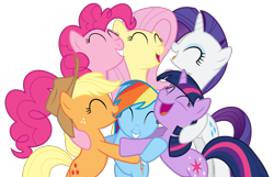 Size: 1557x1005 | Tagged: safe, artist:kishmond, derpibooru import, applejack, fluttershy, pinkie pie, rainbow dash, rarity, twilight sparkle, earth pony, pegasus, pony, unicorn, the cutie mark chronicles, .ai available, .svg available, mane six, simple background, svg, transparent background, vector