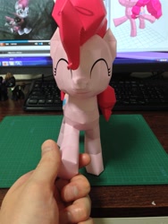 Size: 979x1305 | Tagged: safe, artist:robi, pinkie pie, earth pony, pony, papercraft, pixiv, solo