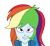 Size: 601x555 | Tagged: safe, artist:combatkaiser, derpibooru import, rainbow dash, equestria girls, simple background, solo, transparent background