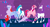 Size: 1117x598 | Tagged: safe, artist:bambisparanoia, rarity, sparkler (g1), pony, unicorn, g1, g2, g3, crystal lace, sapphire, square crossover