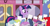 Size: 1152x610 | Tagged: safe, derpibooru import, screencap, cotton cloudy, dinky hooves, piña colada, ruby pinch, shady daze, strike, tornado bolt, twilight sparkle, twilight sparkle (alicorn), twist, alicorn, pony, twilight time, applecore, female, hub logo, mare, meme, youtube caption