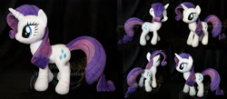 Size: 2988x1300 | Tagged: safe, artist:hystree, rarity, irl, photo, plushie, solo