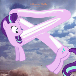 Size: 1000x999 | Tagged: safe, starlight glimmer, pony, unicorn, album cover, female, glimular bells, long glimmer, long pony, mare, meme, mike oldfield, ponified, ponified album cover, solo, tubular bells, wat