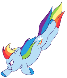 Size: 650x750 | Tagged: safe, artist:nenupharworld, derpibooru import, rainbow dash, pegasus, pony, female, flying, mare, simple background, solo, transparent background, wingless