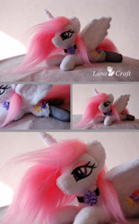 Size: 3008x4861 | Tagged: safe, artist:lanacraft, princess celestia, beanie (plushie), choker, clothes, irl, photo, plushie, socks, toy