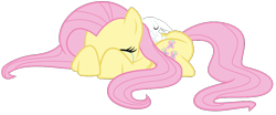 Size: 900x375 | Tagged: safe, artist:lizziebax, angel bunny, fluttershy, pegasus, pony, crying, simple background, transparent background, vector