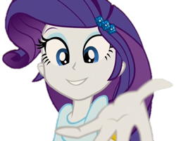 Size: 448x361 | Tagged: safe, edit, edited screencap, screencap, rarity, equestria girls, rainbow rocks, background removed, clothes, cropped, cute, hand, offering, reaching, reaching out, simple background, solo, take my hand, transparent background