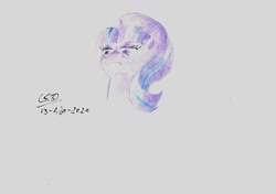 Size: 1024x720 | Tagged: safe, artist:gafelpoez, starlight glimmer, pony, unicorn, female, horn, mare, two toned mane