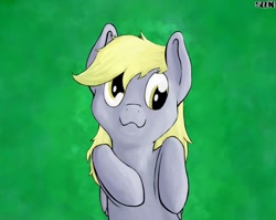 Size: 900x715 | Tagged: safe, artist:theslendid, derpy hooves, pegasus, pony, :3, cute, derpabetes, female, mare, on back, solo