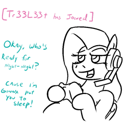 Size: 683x696 | Tagged: safe, artist:jargon scott, fluttershy, pegasus, pony, controller, dialogue, gamershy, gaming, headset, solo