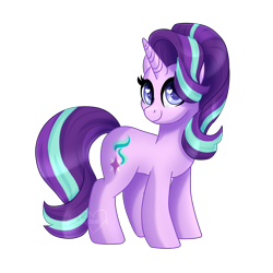 Size: 5000x5000 | Tagged: safe, artist:lavenderheartsmlp, starlight glimmer, pony, unicorn, absurd resolution, cute, digital art, female, glimmerbetes, heart eyes, mare, simple background, smiling, solo, transparent background, wingding eyes