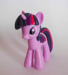 Size: 768x842 | Tagged: safe, derpibooru import, twilight sparkle, pony, unicorn, female, figure, mare, multicolored mane, purple coat, solo, toy