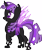 Size: 3123x3742 | Tagged: safe, artist:drakizora, derpibooru import, twilight sparkle, twilight sparkle (alicorn), alicorn, changeling, changelingified, female, mare, purple changeling, simple background, solo, transparent background, vector