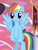 Size: 652x850 | Tagged: safe, derpibooru import, screencap, rainbow dash, pegasus, pony, rarity investigates, cropped, female, flying, mare, offscreen character, solo focus, spread wings, wings