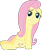 Size: 1746x2098 | Tagged: safe, artist:sketchmcreations, fluttershy, pegasus, pony, tanks for the memories, floppy ears, grin, inkscape, simple background, sitting, solo, transparent background, vector