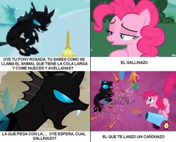 Size: 755x611 | Tagged: safe, pinkie pie, earth pony, pony, comic strip, needs more jpeg, spanish, translated in the comments