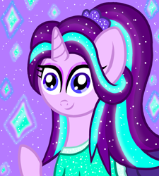 Size: 1350x1500 | Tagged: safe, artist:katya, starlight glimmer, pony, unicorn, glow, ponified, solo