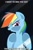 Size: 390x594 | Tagged: safe, artist:jasonsoultheif, derpibooru import, rainbow dash, pegasus, pony, captions, screen