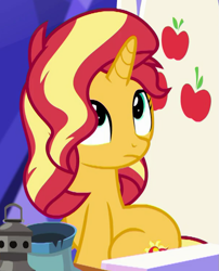 Size: 599x740 | Tagged: safe, screencap, sunset shimmer, pony, unicorn, better together, equestria girls, spring breakdown, cropped, friendship throne, solo