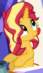 Size: 473x808 | Tagged: safe, screencap, sunset shimmer, pony, unicorn, better together, equestria girls, spring breakdown, cropped, friendship throne, solo