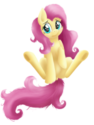 Size: 1200x1594 | Tagged: safe, artist:kruszyna25, fluttershy, pegasus, pony, female, mare, simple background, solo, transparent background, underhoof