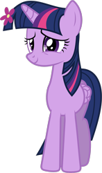 Size: 1600x2729 | Tagged: safe, artist:90sigma, derpibooru import, twilight sparkle, twilight sparkle (alicorn), alicorn, pony, female, flower, mare, simple background, solo, transparent background, vector