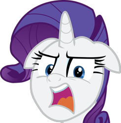 Size: 3899x3967 | Tagged: safe, artist:tomfraggle, rarity, pony, unicorn, the saddle row review, floppy ears, looking at you, no spoilers, simple background, solo, transparent background, vector