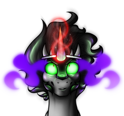 Size: 787x735 | Tagged: safe, artist:z0mb1e-cat, derpibooru import, king sombra, pony, unicorn, black mane, male, sharp teeth, solo, sombra eyes, stallion