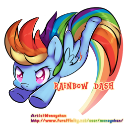 Size: 500x500 | Tagged: safe, artist:moneychan, derpibooru import, rainbow dash, pegasus, pony, flying, simple background, solo, transparent background