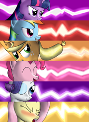 Size: 1616x2190 | Tagged: safe, artist:syforcewindlight, derpibooru import, applejack, fluttershy, pinkie pie, rainbow dash, rarity, twilight sparkle, earth pony, pegasus, pony, unicorn, fire emblem: awakening, mane six