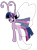 Size: 766x1044 | Tagged: safe, artist:lorettafox, derpibooru import, twilight sparkle, twilight sparkle (alicorn), alicorn, breezie, it ain't easy being breezies, breeziefied, smiling, solo, species swap, twilight breezie