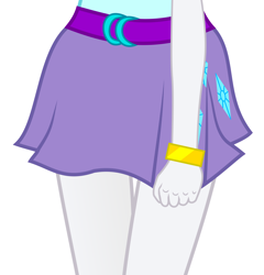 Size: 5500x5738 | Tagged: safe, artist:uliks-uliks, part of a set, rarity, equestria girls, absurd resolution, belt, clothes, simple background, skirt, skirt pull, solo, white background