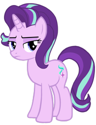 Size: 1280x1656 | Tagged: safe, artist:misterhobo1212, starlight glimmer, pony, unicorn, female, mare, simple background, solo, starlight is not amused, transparent background, unamused, vector