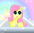 Size: 1654x1580 | Tagged: safe, artist:techarmsbu, fluttershy, pegasus, pony, :o, bed, blanket, prone, solo