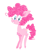 Size: 958x1095 | Tagged: safe, artist:burrburro, pinkie pie, earth pony, pony, chest fluff, smiling, solo