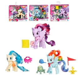 Size: 500x500 | Tagged: safe, derpibooru import, coco pommel, rainbow dash, tank, twilight sparkle, twilight sparkle (alicorn), alicorn, pegasus, pony, brushable, female, mare, toy