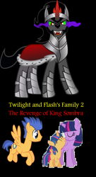 Size: 962x1774 | Tagged: safe, derpibooru import, flash sentry, king sombra, twilight sparkle, twilight sparkle (alicorn), oc, alicorn, pony, bad cropping, female, flashlight, male, mare, offspring, parent:flash sentry, parent:twilight sparkle, parents:flashlight, shipping, straight