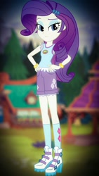 Size: 720x1280 | Tagged: safe, artist:8ballgta3, rarity, equestria girls, camp everfree, clothes, female, shorts, solo