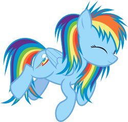 Size: 4721x4491 | Tagged: safe, artist:uxyd, derpibooru import, rainbow dash, pegasus, pony, absurd resolution, cute, dashabetes, eyes closed, filly, filly rainbow dash, messy mane, on side, simple background, sleeping, solo, transparent background, vector