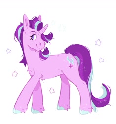 Size: 1221x1299 | Tagged: safe, artist:kittycoot, starlight glimmer, pony, unicorn, simple background, solo, stars, white background