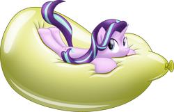 Size: 2244x1444 | Tagged: safe, artist:bladedragoon7575, starlight glimmer, unicorn, :p, balloon, cute, female, glimmerbetes, mare, simple background, smiling, solo, tongue out, transparent background, vector