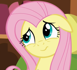 Size: 1107x1005 | Tagged: safe, screencap, fluttershy, pegasus, pony, make new friends but keep discord, :s, cute, faic, female, floppy ears, mare, shyabetes, solo, wavy mouth