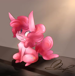 Size: 3003x3050 | Tagged: safe, artist:syazmeep, pinkie pie, earth pony, pony, cute, female, mare, pink coat, solo