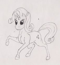 Size: 1287x1396 | Tagged: safe, artist:mackeroth, rarity, pony, unicorn, drawing, hoers, pencil drawing, sketch, solo, traditional art