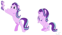 Size: 1024x577 | Tagged: safe, artist:cyanspark, starlight glimmer, pony, unicorn, cute, daaaaaaaaaaaw, glimmerbetes, hug, meme, plushie, ponified animal photo, self plushidox, self ponidox, selfcest, shipping, simple background, solo, transparent background