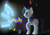 Size: 2164x1495 | Tagged: safe, artist:limedreaming, rarity, pony, unicorn, crystal, gem, magic, minecart, solo